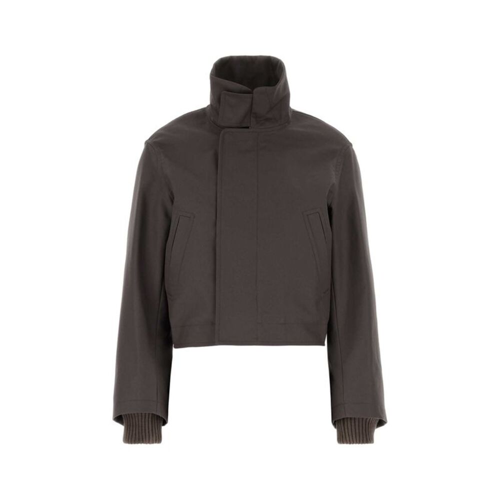 Victoria Beckham Women Mud Cotton Jacket